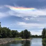 This ?fire rainbow? was photographed at the Middlesex Fells Reservoir on June 20.